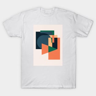 Mid Century Geometric Shapes T-Shirt